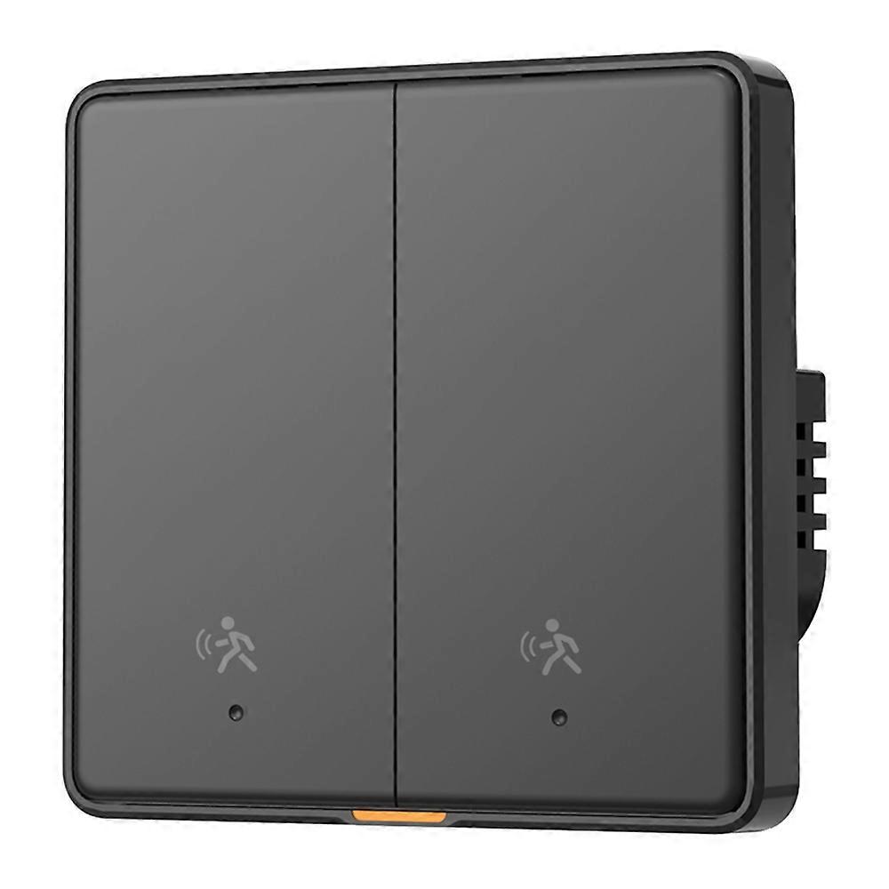 MG-KG126 2 Gang 1 Way Zigbee Radar Smart Switch Remote Control Tuya Timer Human Sensor Wall Switch -