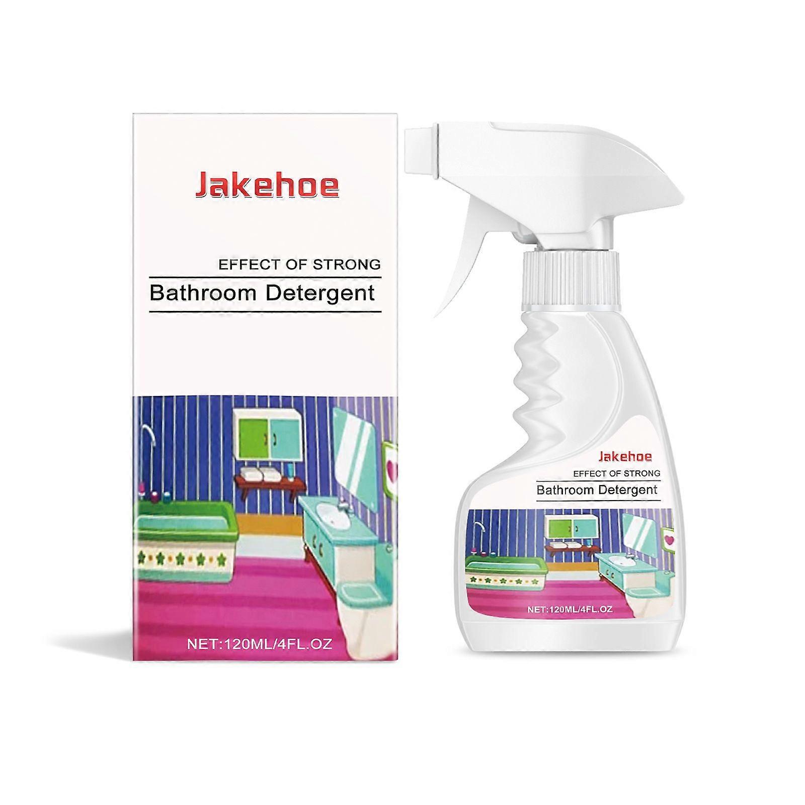 Jakehoe Detergente per piastrelle di vetro Bagno Porta in vetro Vasca da bagno Detergente per macchie cristallino