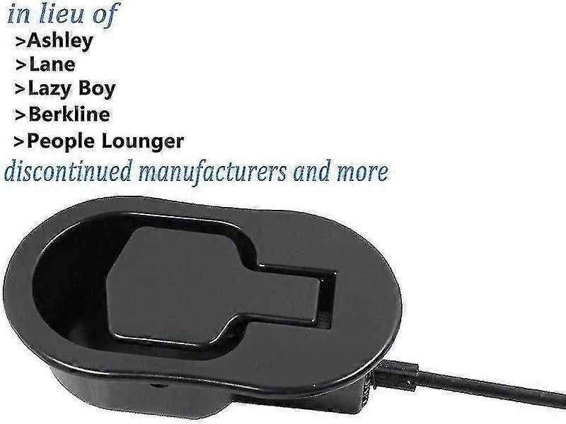 High-Quality Recliner Release Handle and Cable Replacement for Most Major Brands