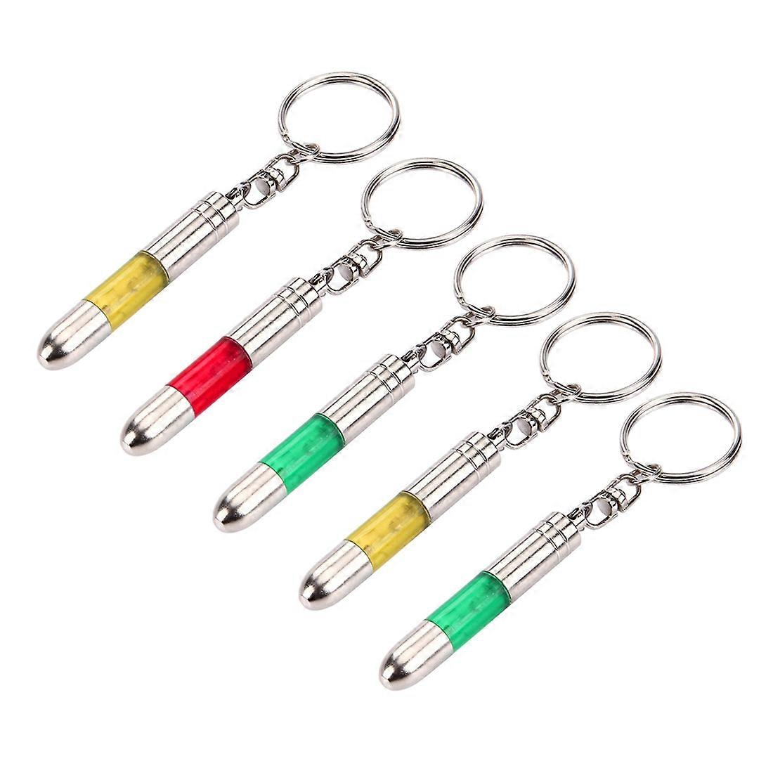 5 Pack SHUNWEI Antistatic Keychain, Random Color Delivery