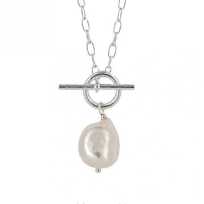 Collier chaîne T-Bar en perles N4521W