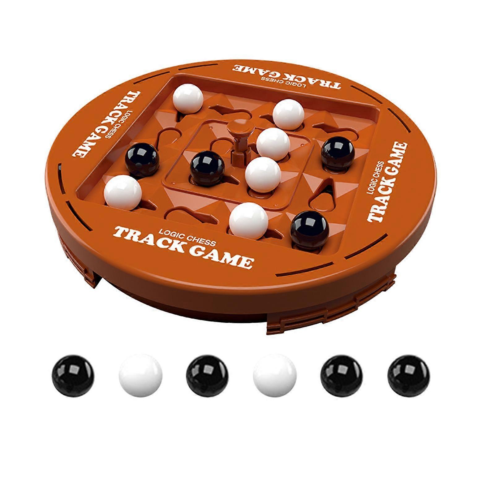Chess Logic Game Portable Two Players Battles Chess Chess Track Board Game for