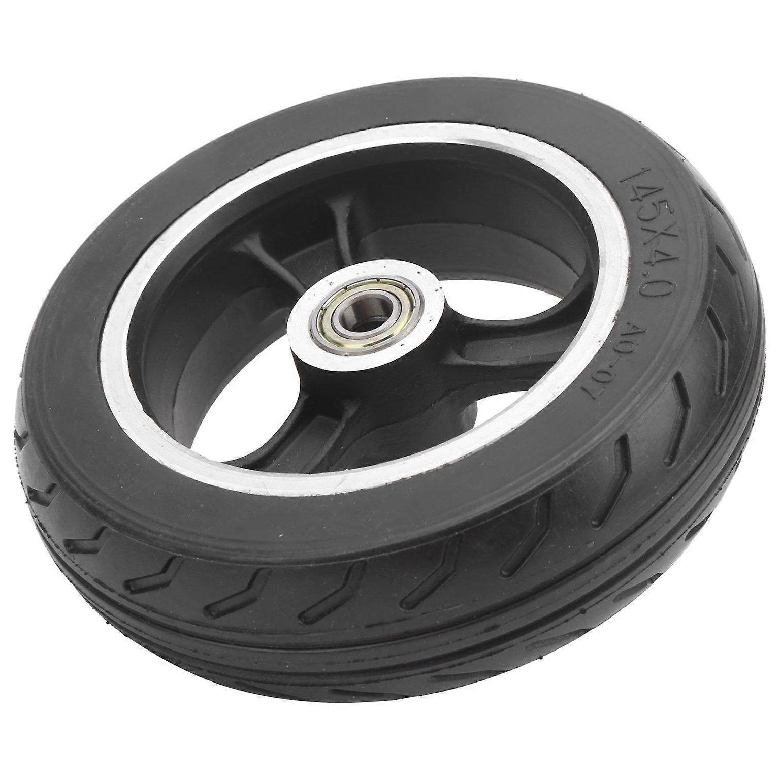 145/40 Solid Tire - 6-Inch Flat-Free Wheel for Electric Scooters