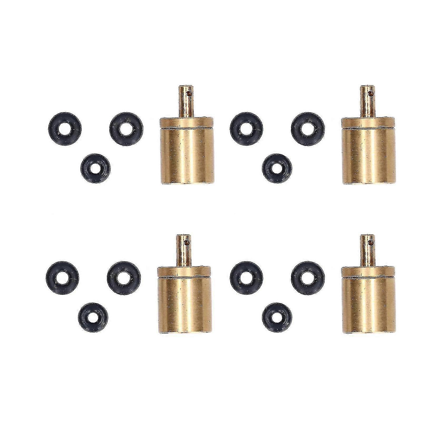 4st uppblåsningsventil hållbar lätt bära lång servicetid laddningsventiladapter för lufttankinflation