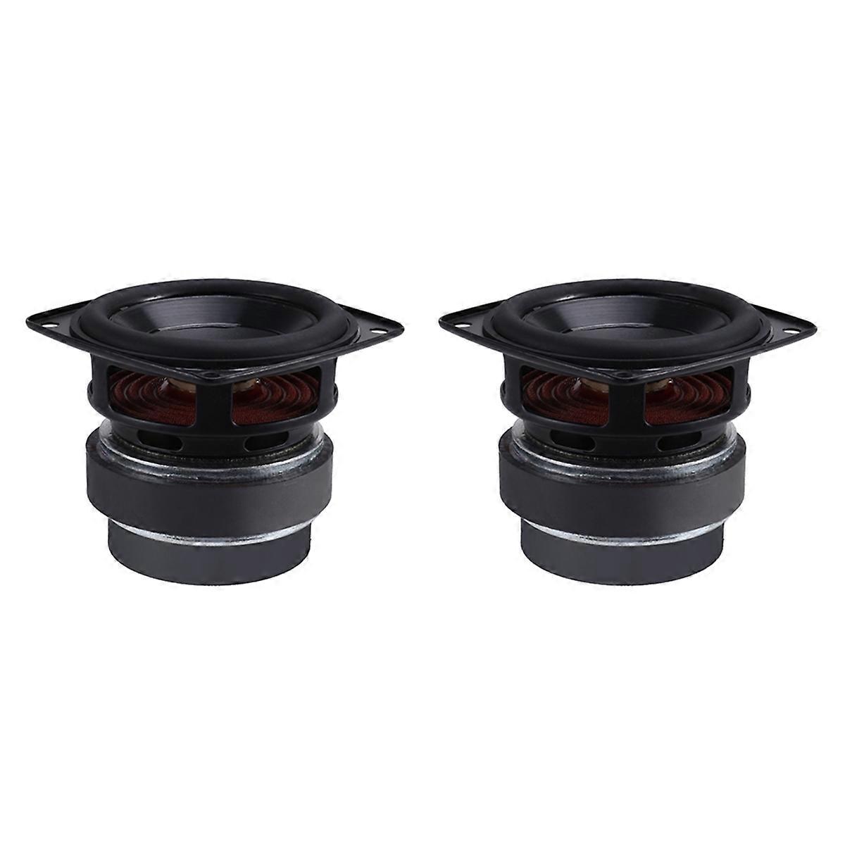 2pcs 2.75 Inch Portable Full Range Speaker 4 Ohm 20W HiFi Speaker