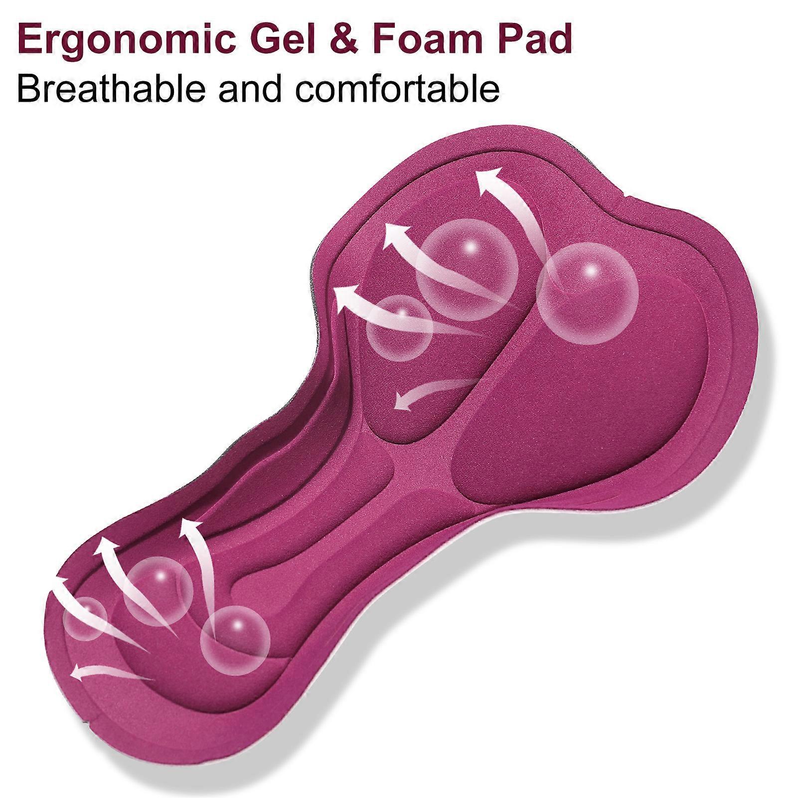 Aeike נשים מחזור מהיר יבש לנשימה אופניים מרופדים מכנסיים קצרים טייץ עם כיס לאופני כביש הרים