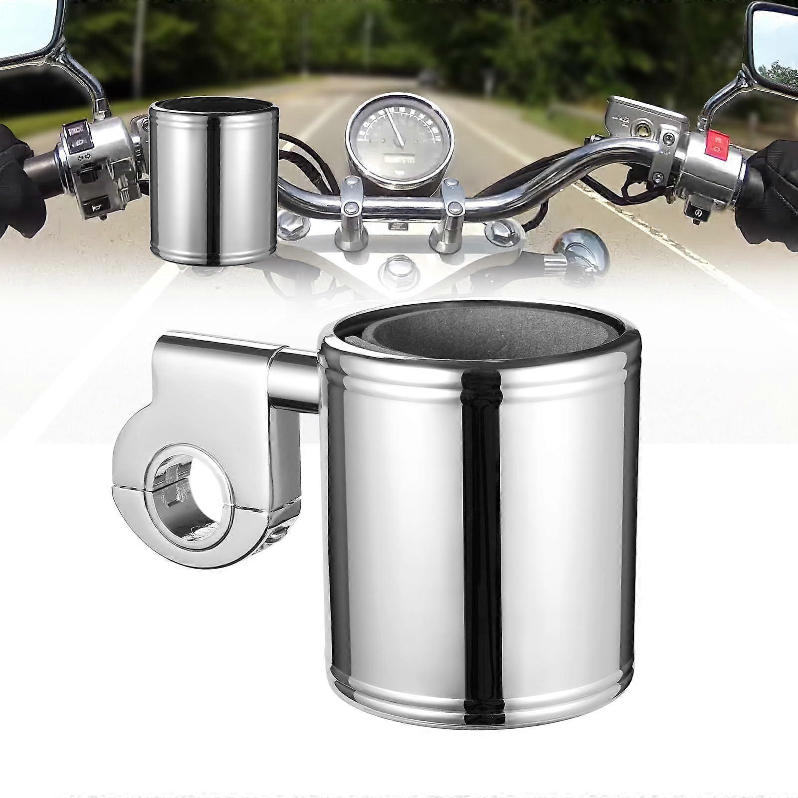 Chrome Motorcycle Handlebar Cup Holder for Handlebar