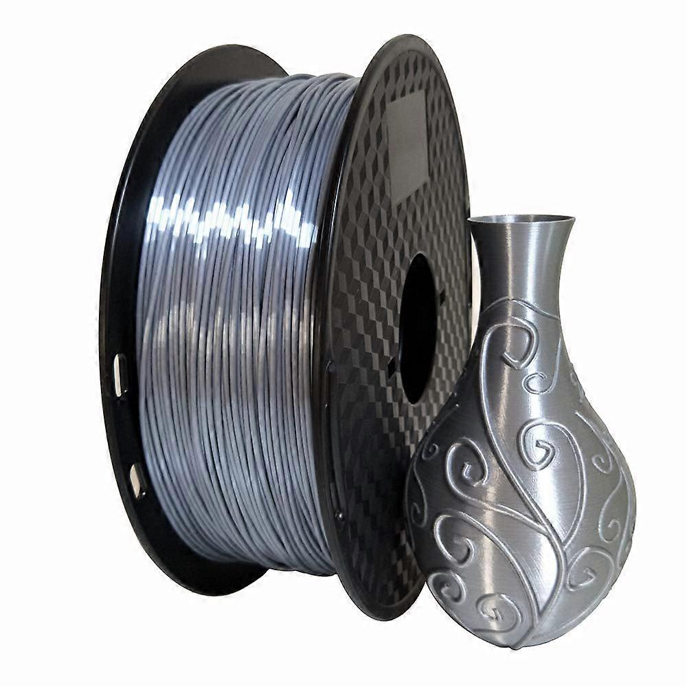 Silk Silver Printer Filament for 3D Printing DIY Projects 1.75 mm