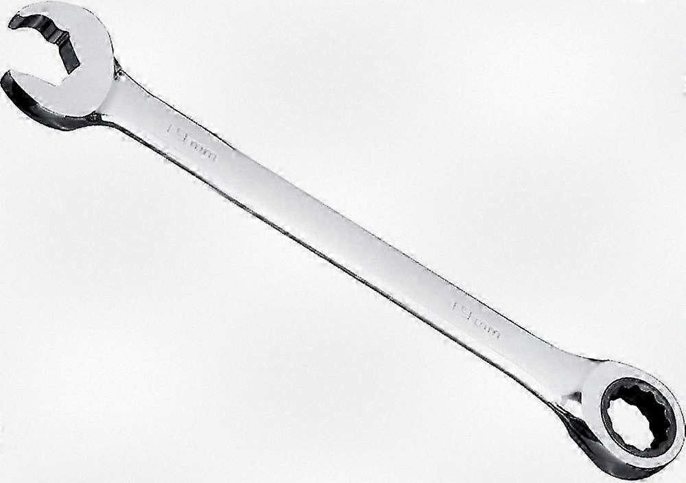 17mm Straight Head Ratchet Combination Spanner, Silver