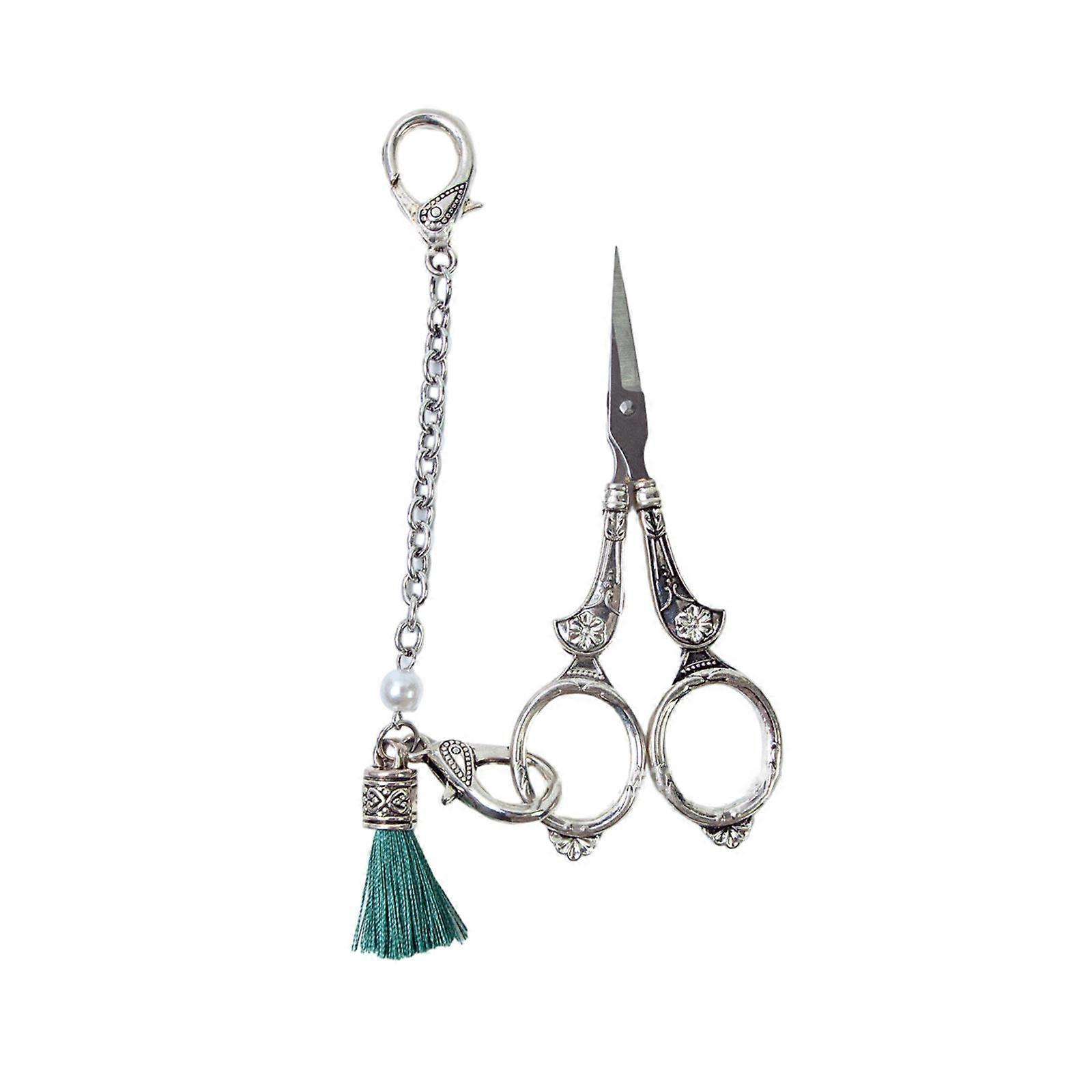 Sewing Scissors Metal Scissors Embroidery Scissors Crafting Threading Scissors Sewing Cross Stitches Scissors for Home Silver