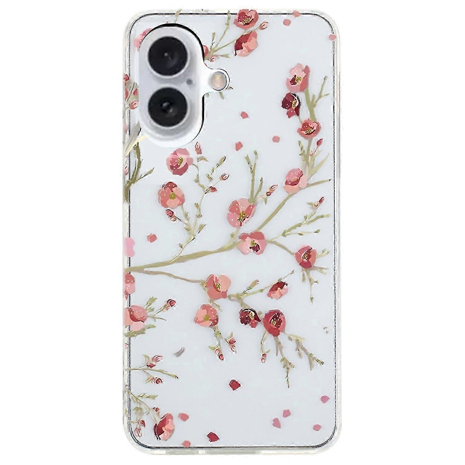 For iPhone 16 Case Pattern Printing Flexible TPU Mobile Phone Cover