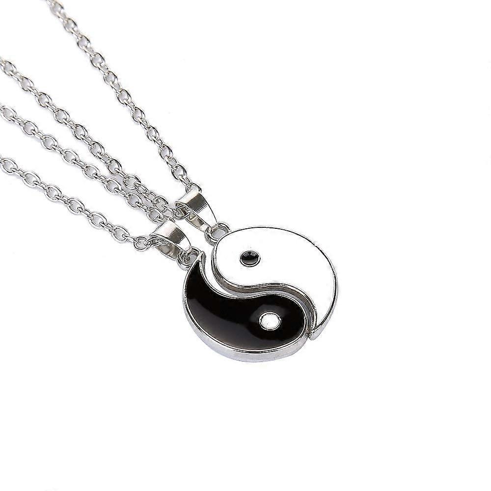 BFF Couples Necklace Necklace Chain Men's Matching Finding Finding Schemes Friend Necklaces