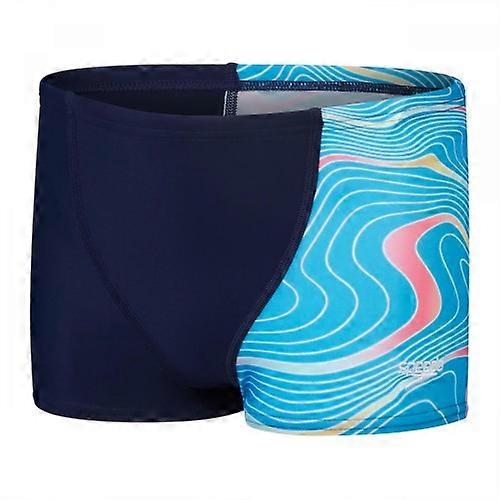 Speedo Boys Digital Print V-Cut Swim Shorts