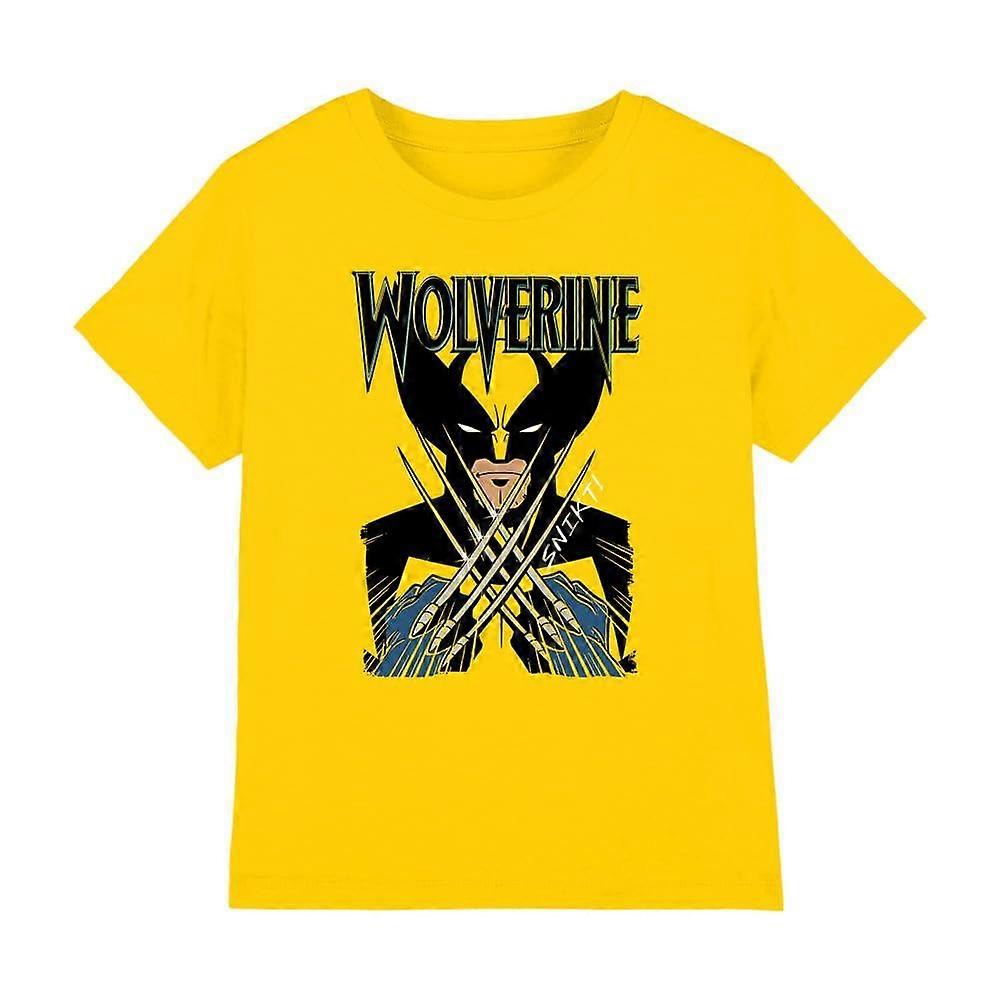 Marvel Dětské/dětské tričko X-Men Wolverine Action Shot
