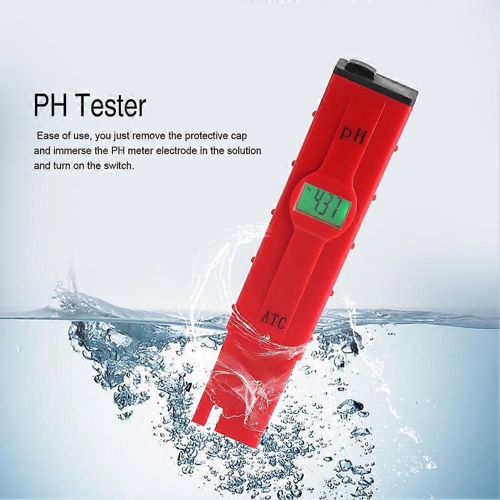 Portable Pen Type LCD Digital pH Tester for Aquarium Hydroponics