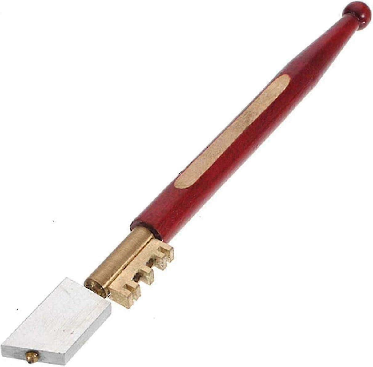 Heavy Duty Diamond Tip Glass Cutter Kit with Brass Snapper Professional Cutting Tool for DIY Glass Projects and Repairs