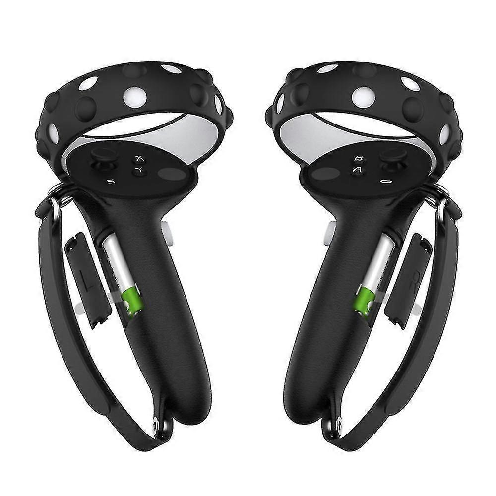 Vr Touch Controller Grip Anti-throw Strap For With Battery Opening Adjustable Strap For Quest 2 - B