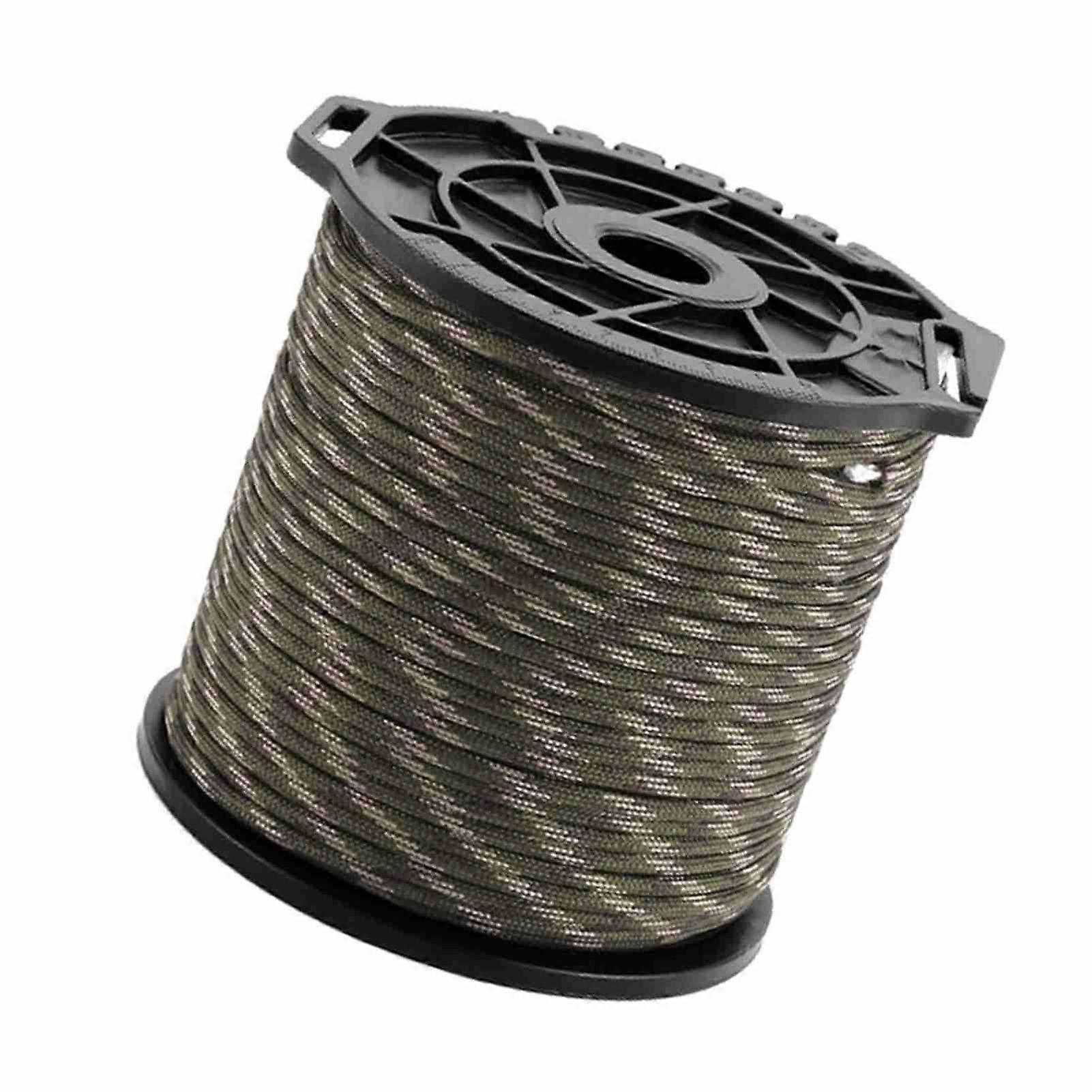 Bobina multifunzione per esterni Corda in paracord 9core Corda di rilegatura spessa 4 mm Tenda per stendibiancheria Corda per vento Corda da arrampicata