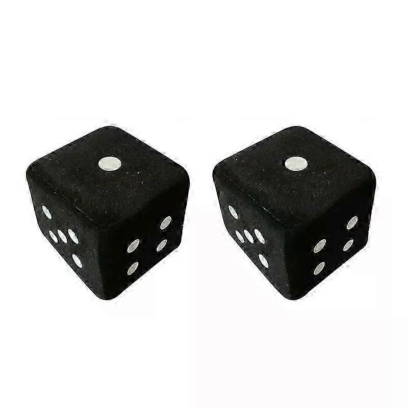 1 Pair Fuzzy Dice Dots Rear View Mirror Hanger Decoration Car Styling Accessorie