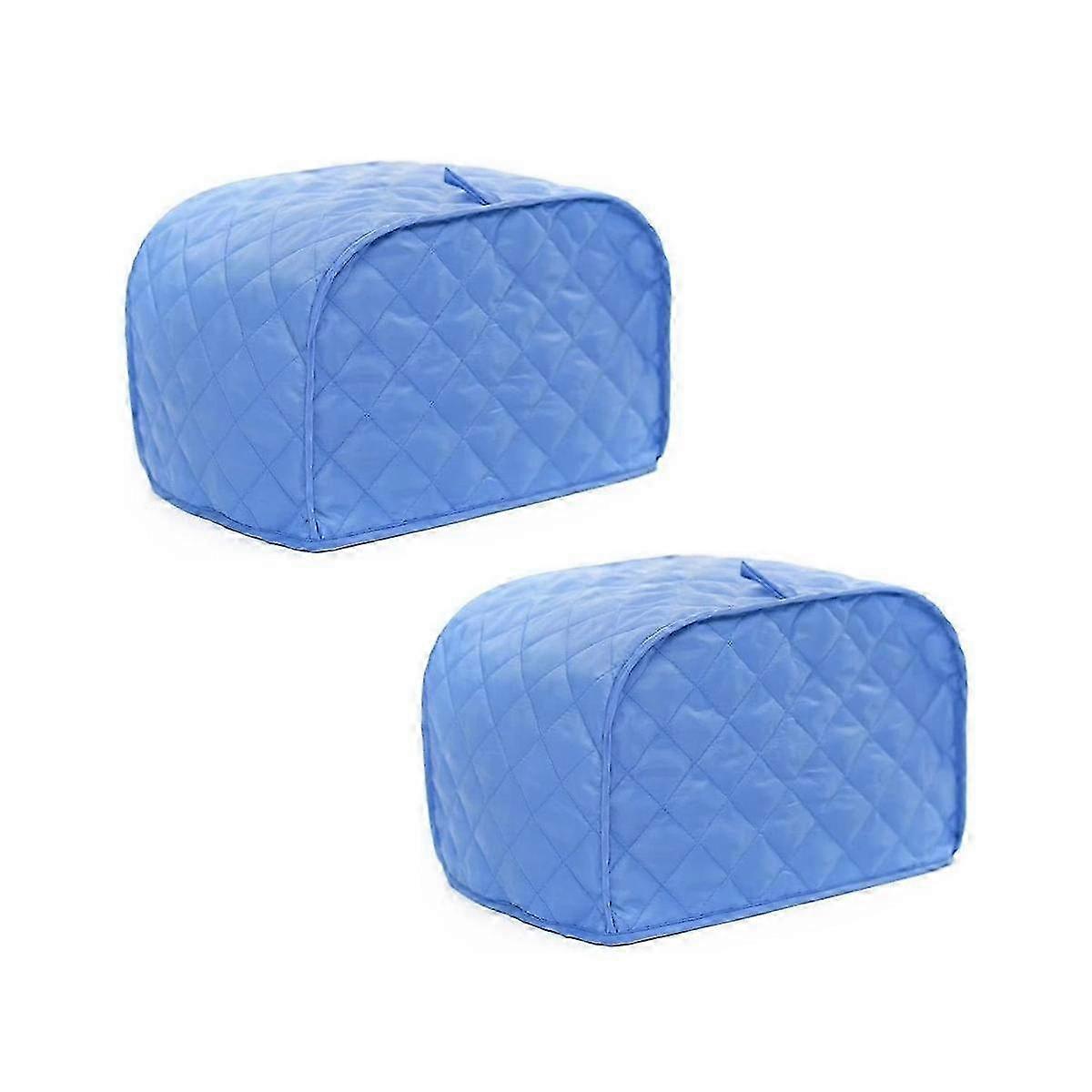 2-Pack ριγέ κάλυμμα σκόνης τοστιέρας, προστατευτικό μηχανής ψησίματος, πλενόμενο κάλυμμα συσκευής κουζίνας για αποθήκευση ψησίματος