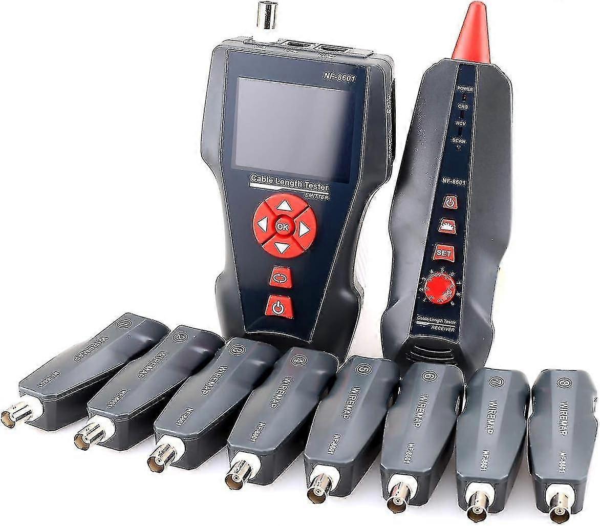 Nf-8601 /nf-8601w Multi-functional Network Cable Tester Lcd Cable Length Tester Breakpoint Tester En