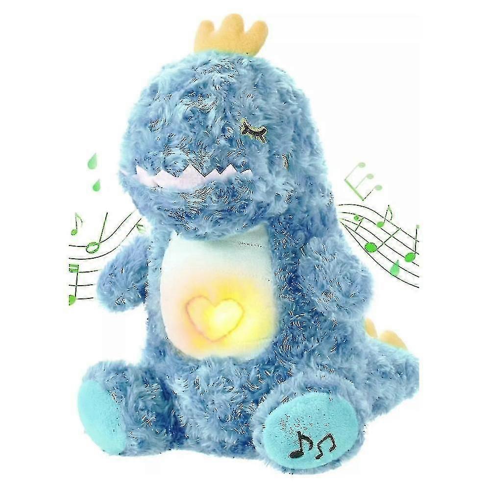 Breathing Plush-breathing Dinosaur, Baby Sound Machine Soothe Snuggle Dinosaur