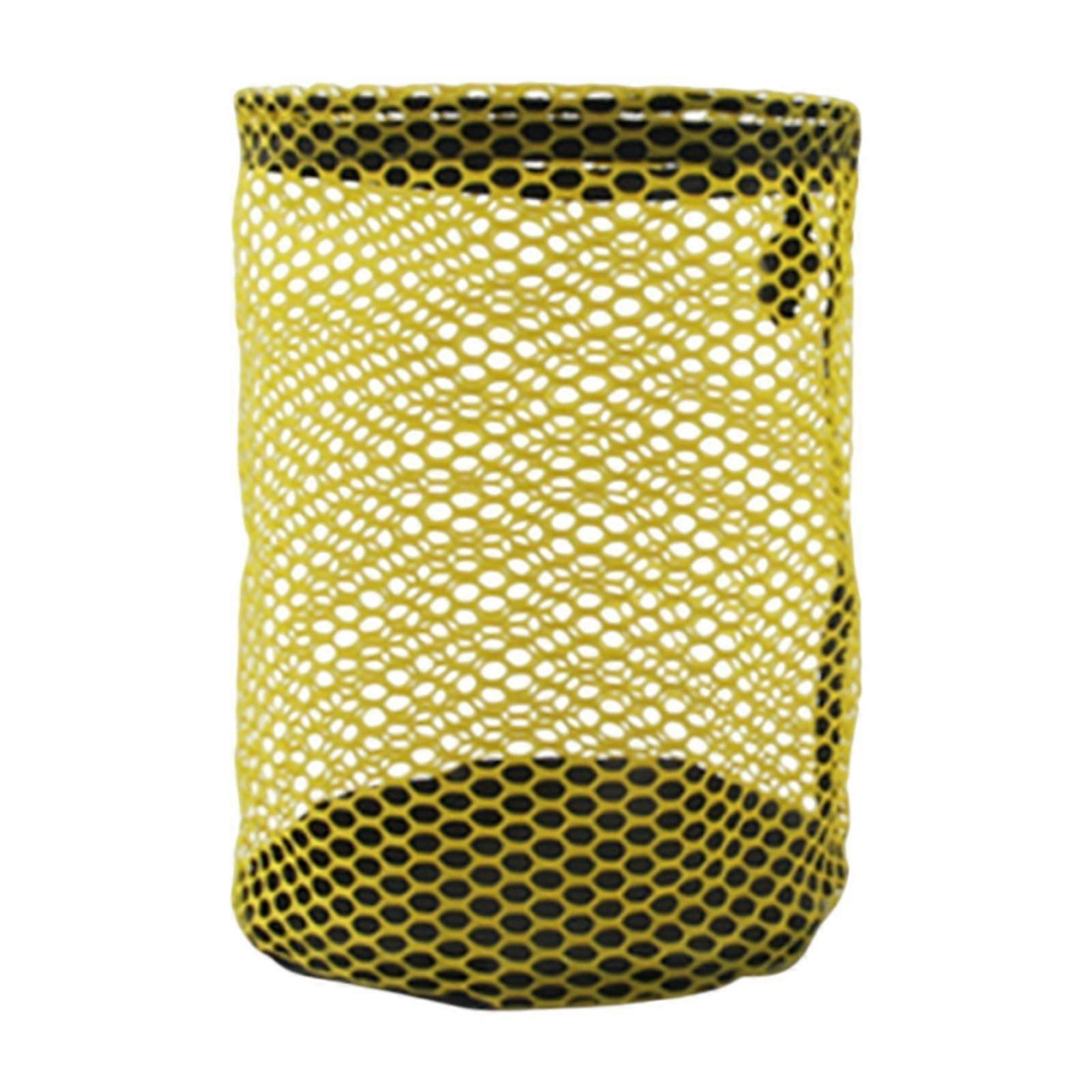 Nylon Mesh Golf Ball Pouch Holder Stuff Sack Accessory with Cord Lock Closure