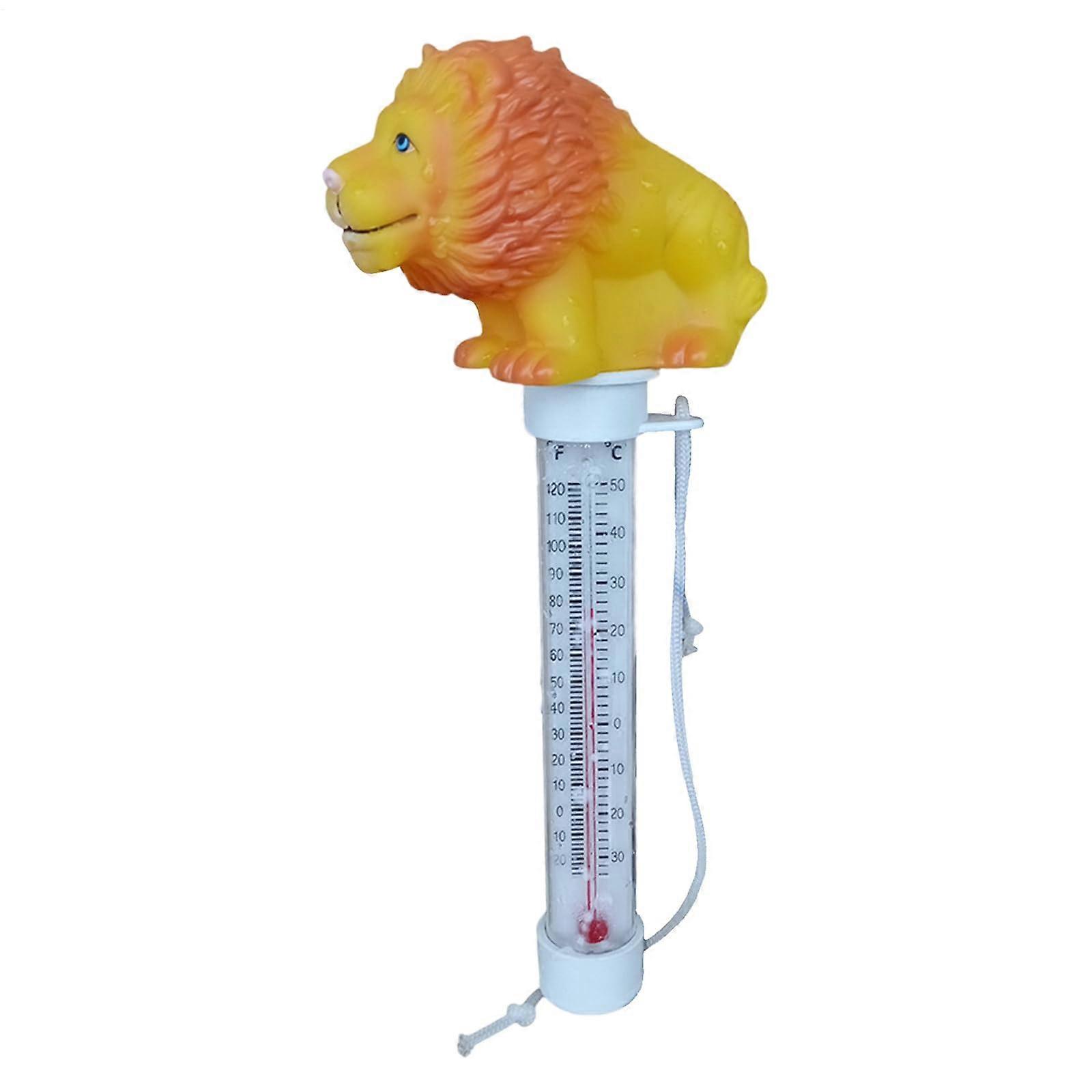 Pool Float Thermometer CartoonStyle Water Temperature Monitor for Pools, Spas