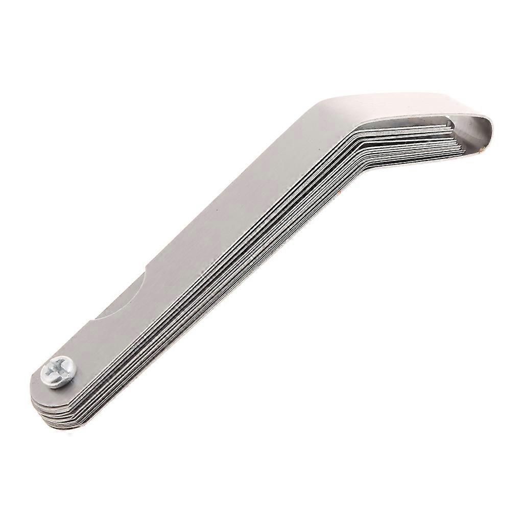 High Strength Metric 0.127-0.508mm for Valve Offset Feeler Gauge 16 Blade