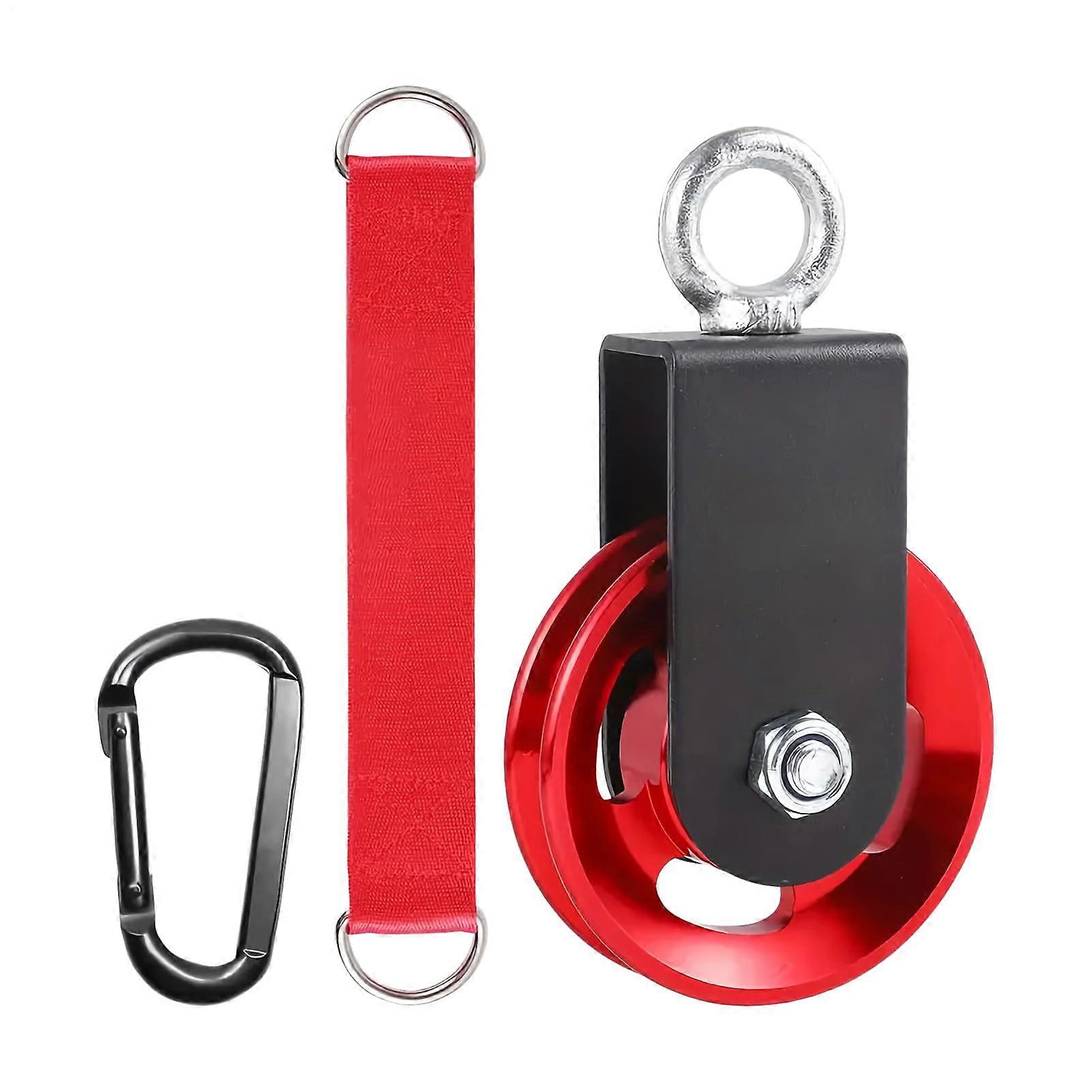 Pulleys for Rope, Sturdy Weight Lifting Pulley with Quick Release and Noise Reduction, Home Gym Equipment