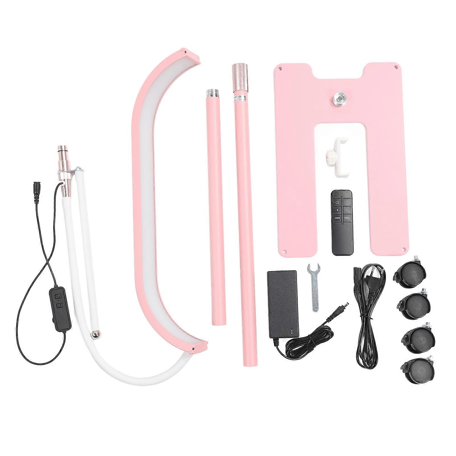 Eyelash Tech Lash Light Lamp: Adjustable Height, Remote Control, and Phone Holder