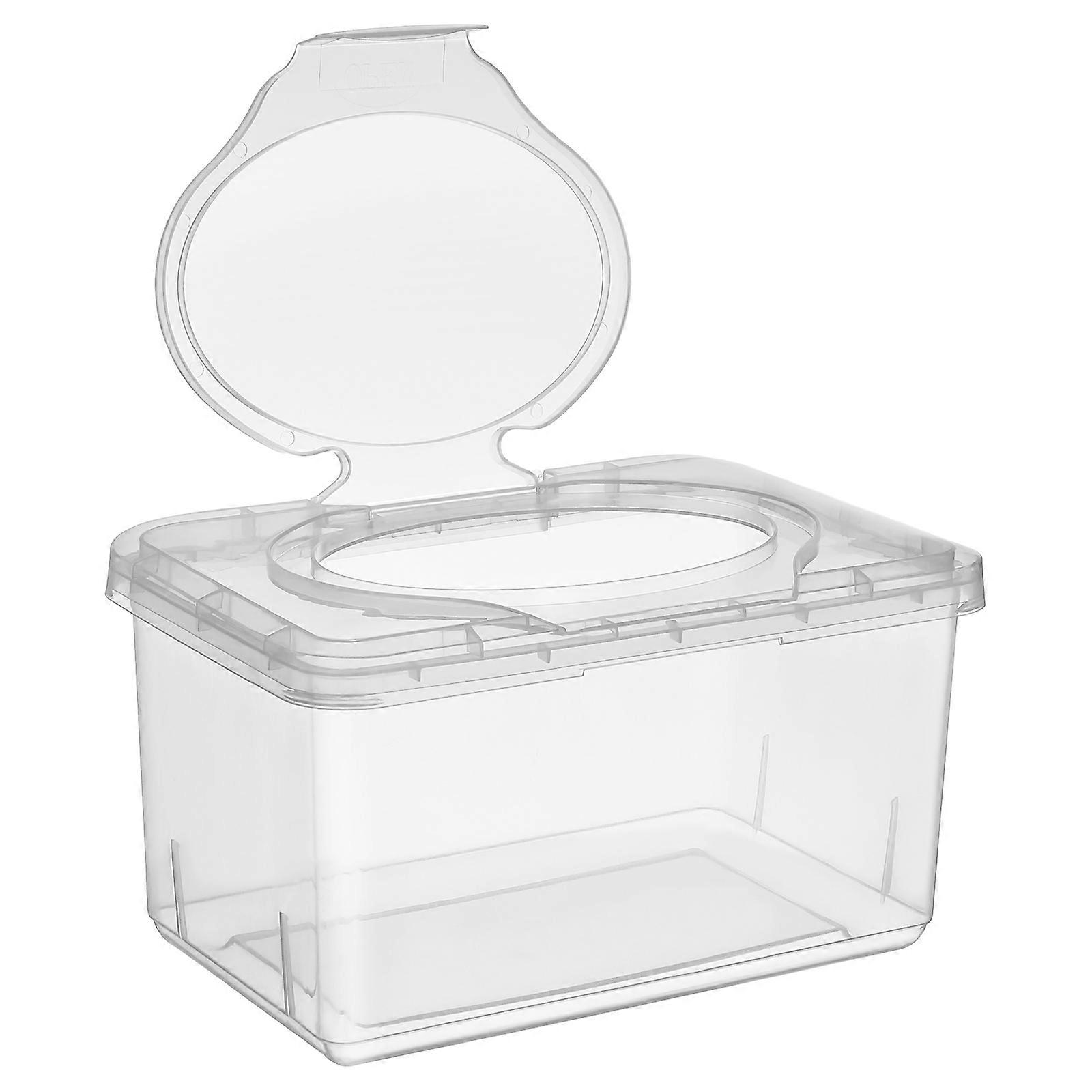 3pcs Reusable Portable Wipes Box for Wet Tissues, Dustproof Storage Case with Easy Access, Suitable for Outdoor Use and Modern Decor