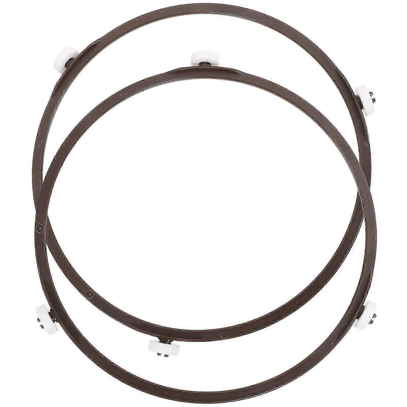 2pcs Support Rings for Microwave Turntable Plate Roller, Compatible with Various Brands of Ovens
