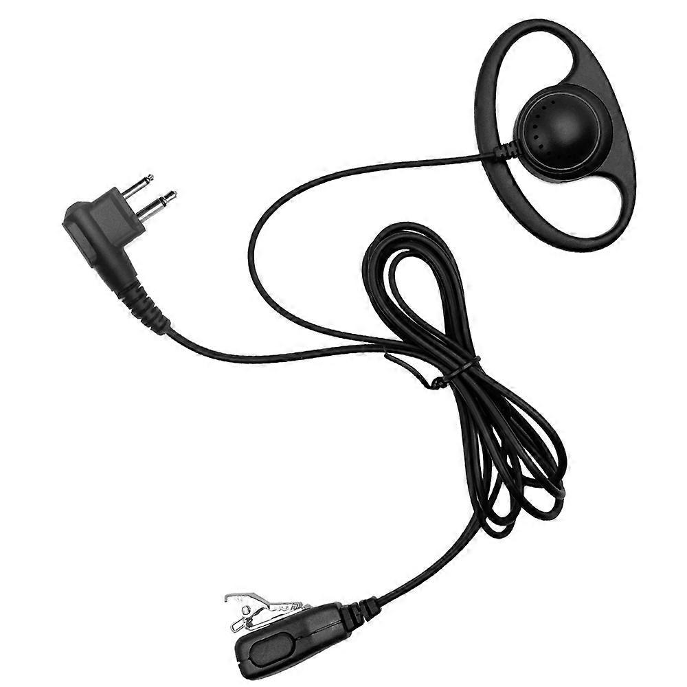2 pin D Shape Earpiece Headset Mic Two Way Radio For Motorola XiR P3688 RDX