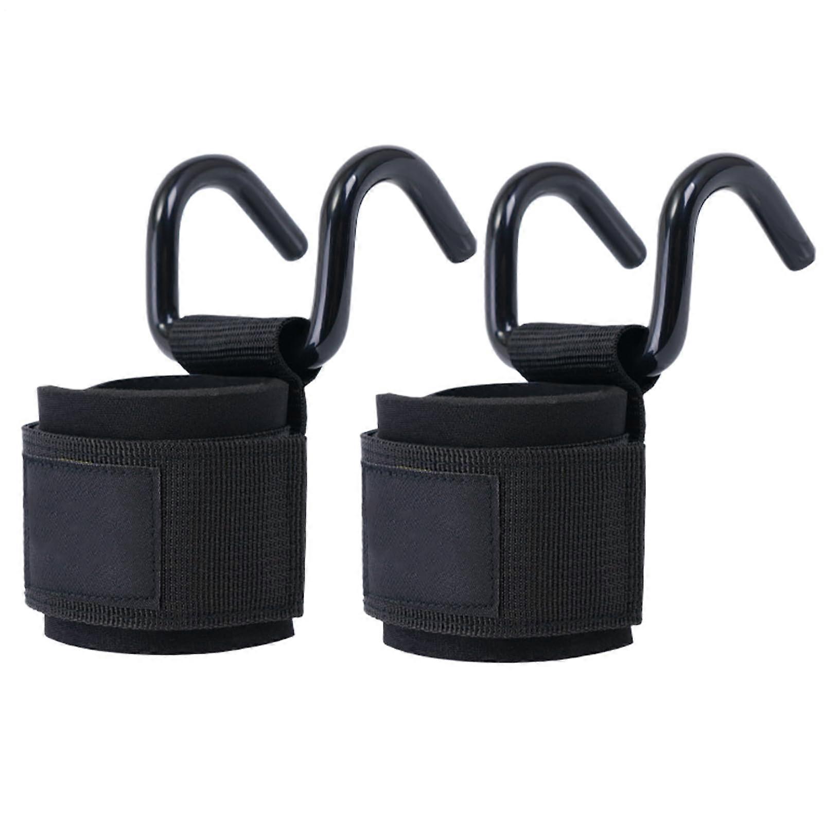 Hooks for men, grip for home fitness training, versatile wrist supports with hooks for strength training fitness