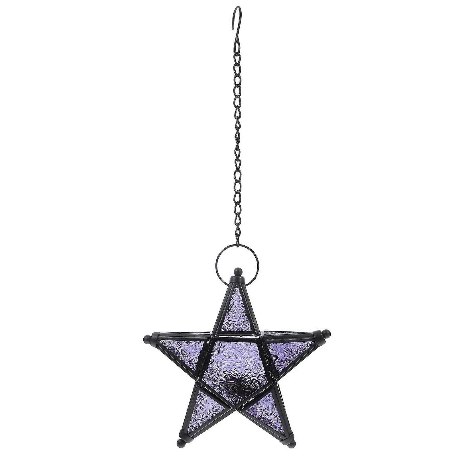 Star Lantern with Hanging Feature Enhancing Ambiance in Any Setting