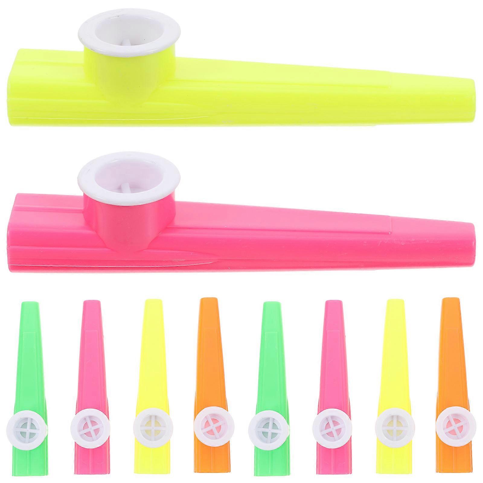 24pcs Plastic Kazoos for Preschool Musical Instruments – Easy to Play Educational Fun Flutes for All Ages