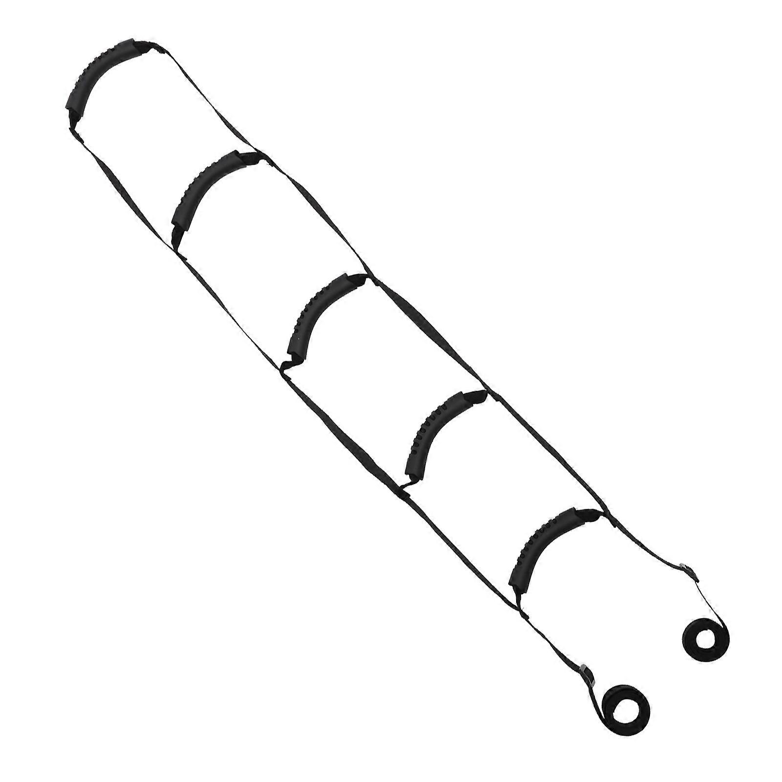 Elder Pull Up Assist Strap Durable Bed Ladder for Seniors Adjustable Support Band Sit Up Assistance Lightweight Space Saving Design