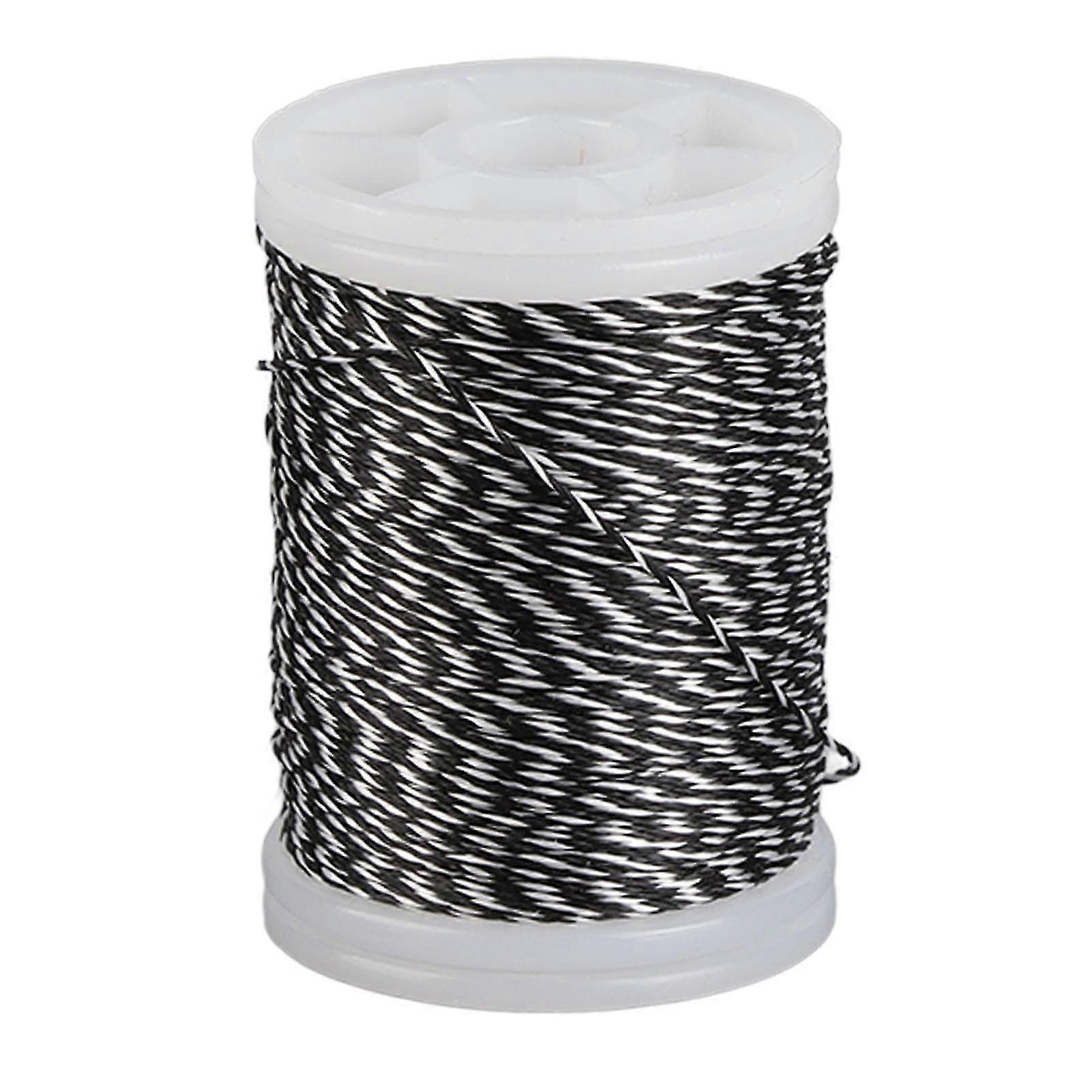Bowstring Serving Thread Durable Polyethylene Bowstring for Recurved Bow Composite Bow White and Black