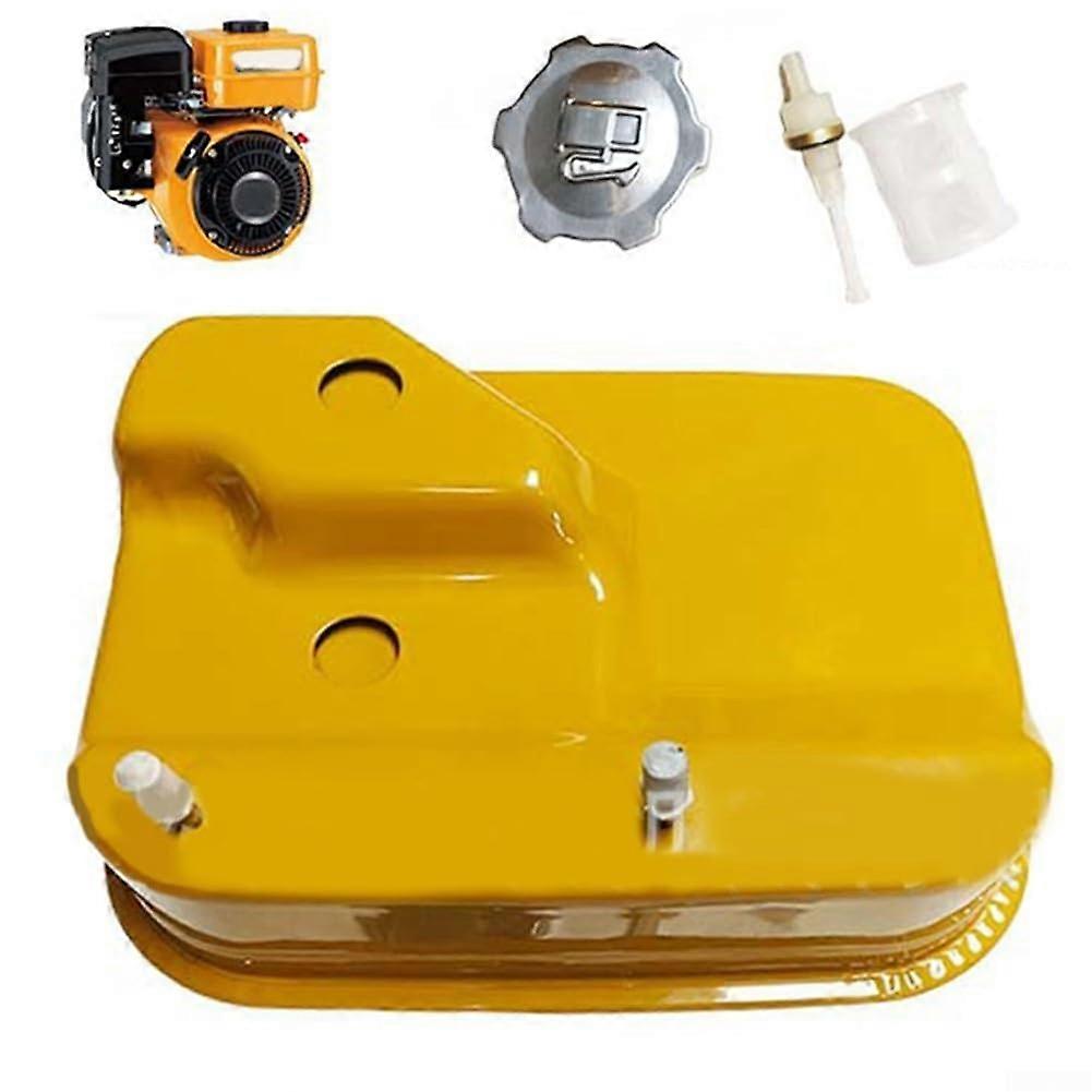 Fuel tank with cap for EX17  EX21 engines, easy tallation, efficient fuel storage, compatible replacement part for lawn mower engines