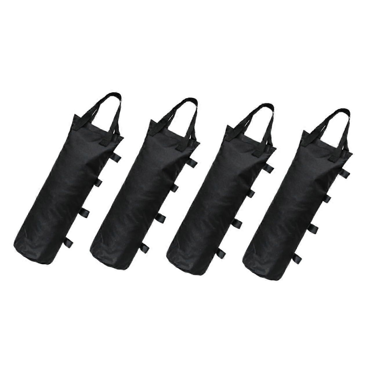Sandbag Tent Poles Set of 4 for Beach Tents 600D Oxford Black