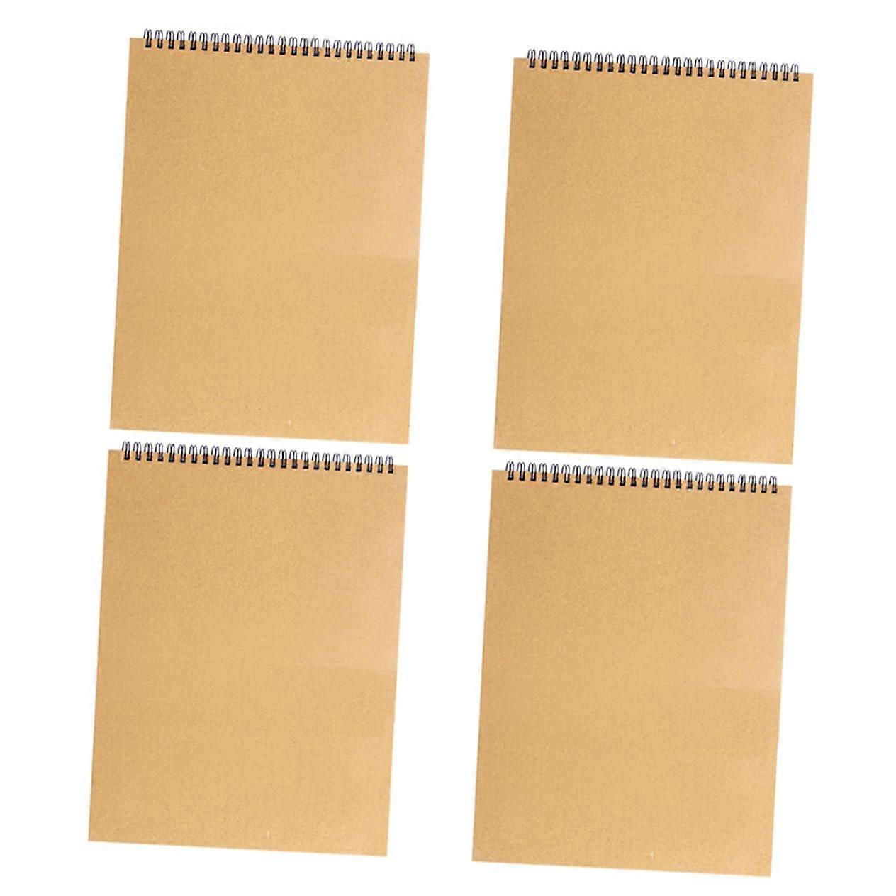 Watercolor Sketch Book For Kids A5 4Pcs Drawing Notebook With Marker Paper Portable Art Sketchbook Safe Material