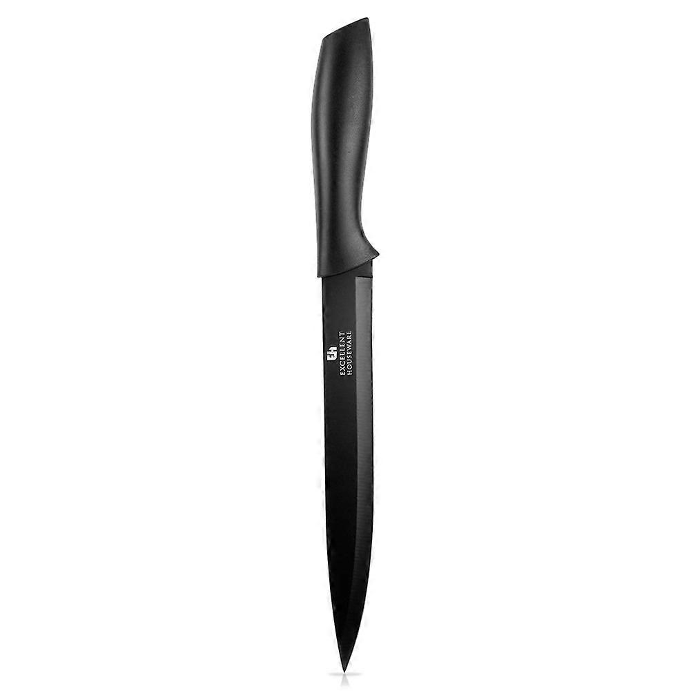 Faca de cozinha aço preto 32 cm