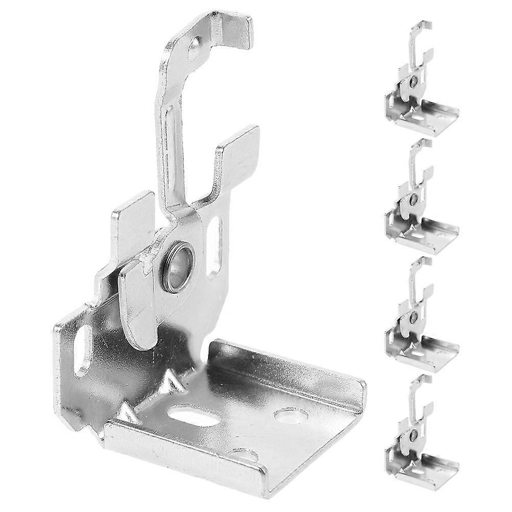 5pcs Roman Shade Brackets Set for Cordless Blinds – Hidden Hardware for Easy Installation on Horizontal Window Treatments