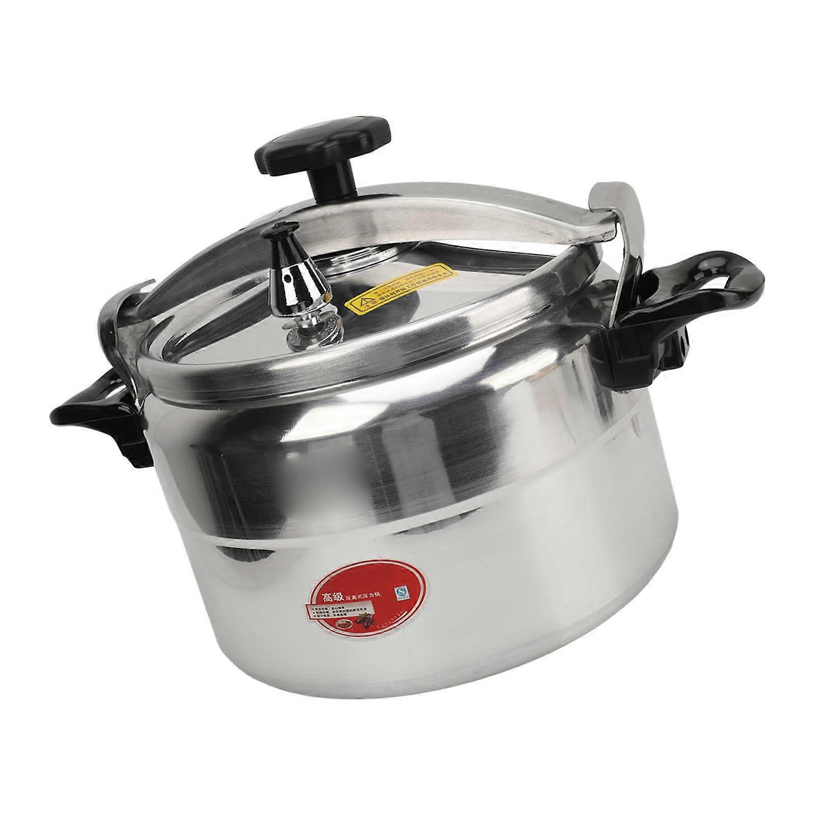 Pressure Cooker Aluminum Alloy Explosion Proof Twist Open Lid Reinforced Handles Pressure Pot for Home Commercial Use 5L Gas Model