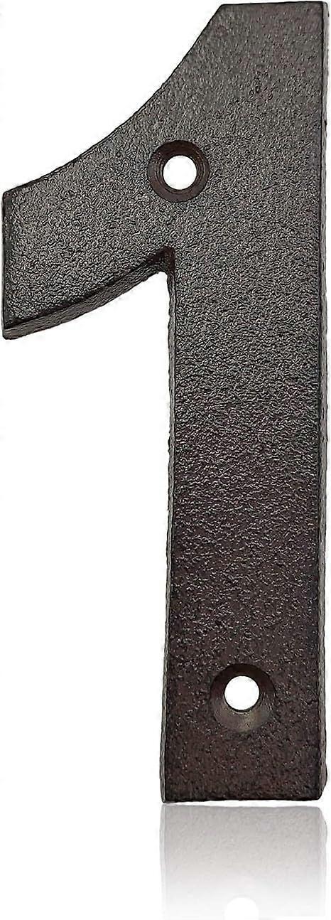 Cast Iron House Numbers-4.9 Inch High Home Address Numbers/Mailbox Numbers, Number 1