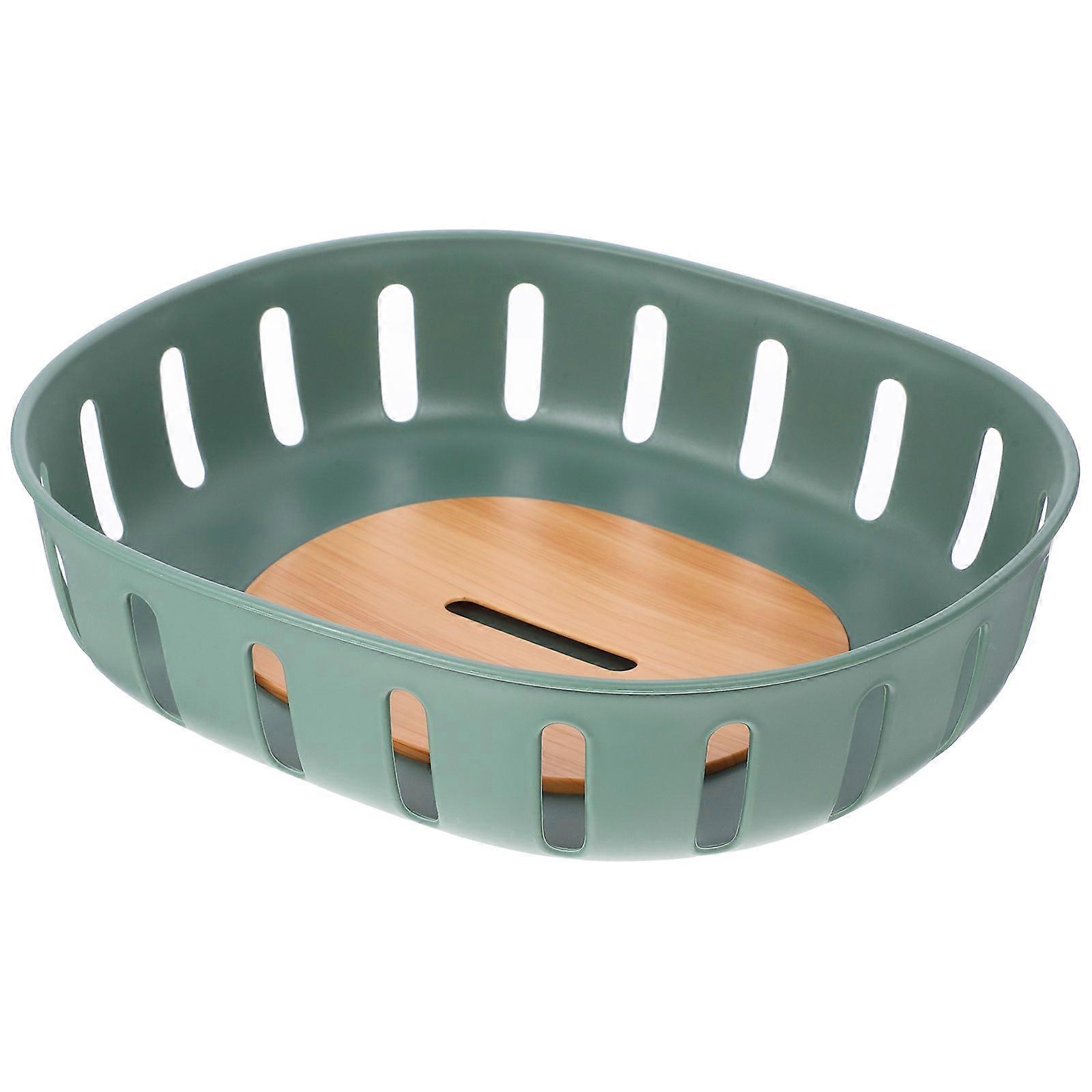 Fruits Draining Basket Double Layer Family Dining Table Kitchen 1Set