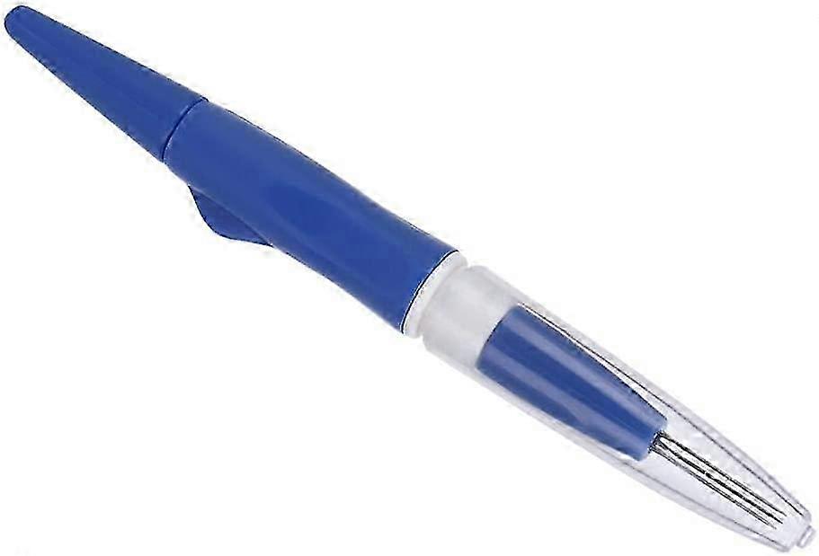 Multi-Needle Portable Felting Tool with 3 Pins for Convenient Sewing, Ergonomic Hand Feeling, Suitable for Various Crafting Needs (blue)
