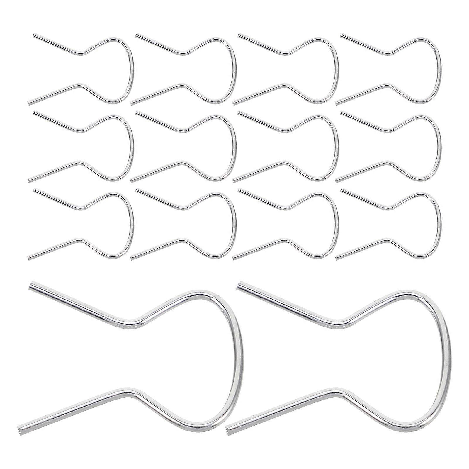 Window Handle Retainer Clip Steel Clips For Car Door Glass Lifter Easy Installation 2.00X1.50X0.10CM 100Pcs