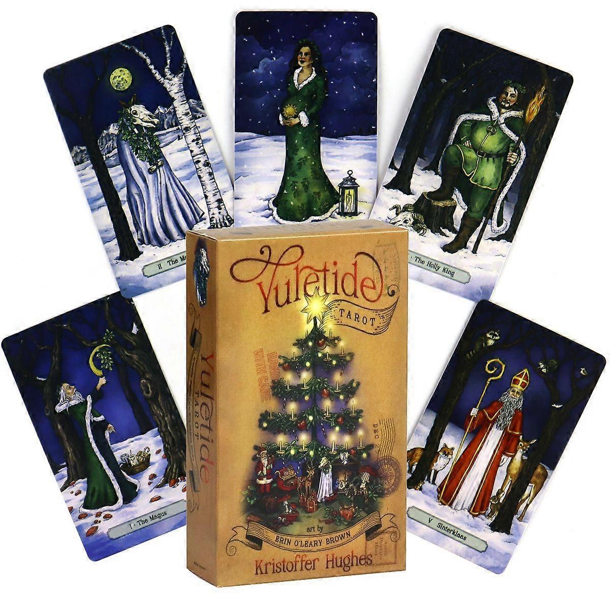 Yuletide Tarot Deck - Christmas Tarot Cards for Beginners